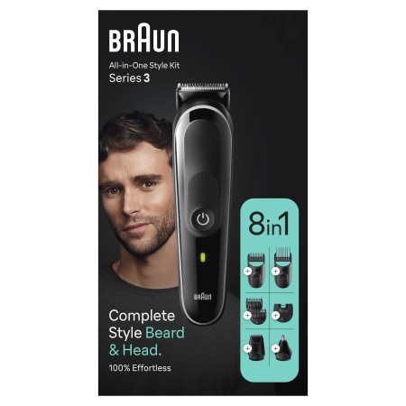 Braun Series 3 MGK3440 Hepsi Bir Arada Şekillendirme Seti, 8’i 1 Arada Erkek Bakım Kiti - Thumbnail