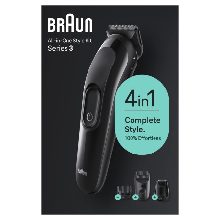 Braun Series 3 SK3400 Hepsi Bir Arada Şekillendirme Seti, 4’ü 1 Arada Erkek Bakım Kiti - Thumbnail