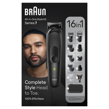 Braun Series 7 MGK7470 Hepsi Bir Arada Şekillendirme Seti, 16’sı 1 Arada Erkek Bakım Kiti - Thumbnail