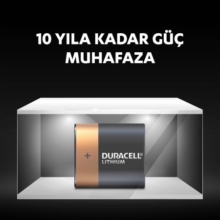 Duracell Özel Yüksek Güçlü Lityum 223 Fotoğraf Pili 6V (223 / CR-P2) - Thumbnail