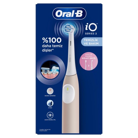 Oral-B iO 2 Şarjlı Diş Fırçası - Pembe - Thumbnail