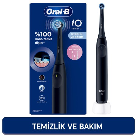 Oral-B - Oral-B iO 2 Şarjlı Diş Fırçası - Siyah