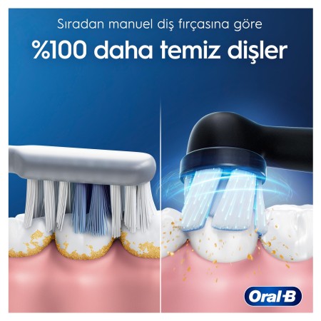 Oral-B iO 2 Şarjlı Diş Fırçası - Siyah - Thumbnail